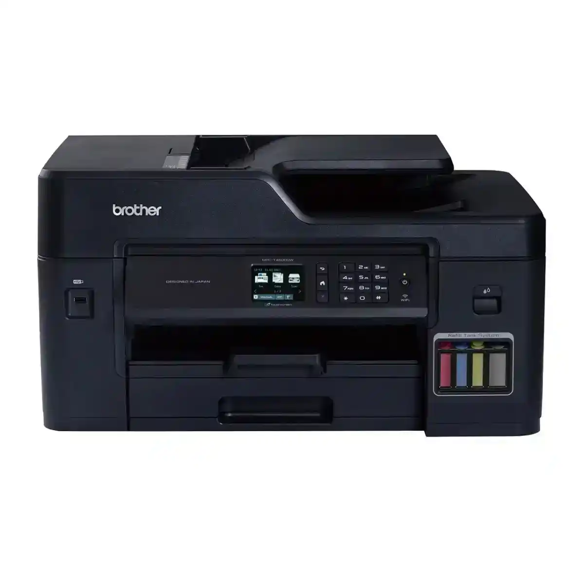 طابعة بخزان حبر لاسلكية متعددة الاستخدامات براذر ، اسود - MFC-T4500DW A3