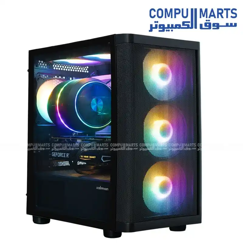 ZALMAN M4 SE Black mATX Case FRGB Tempered Glass (Case Only / 600W PSU Bundle) – 1 Year Warranty