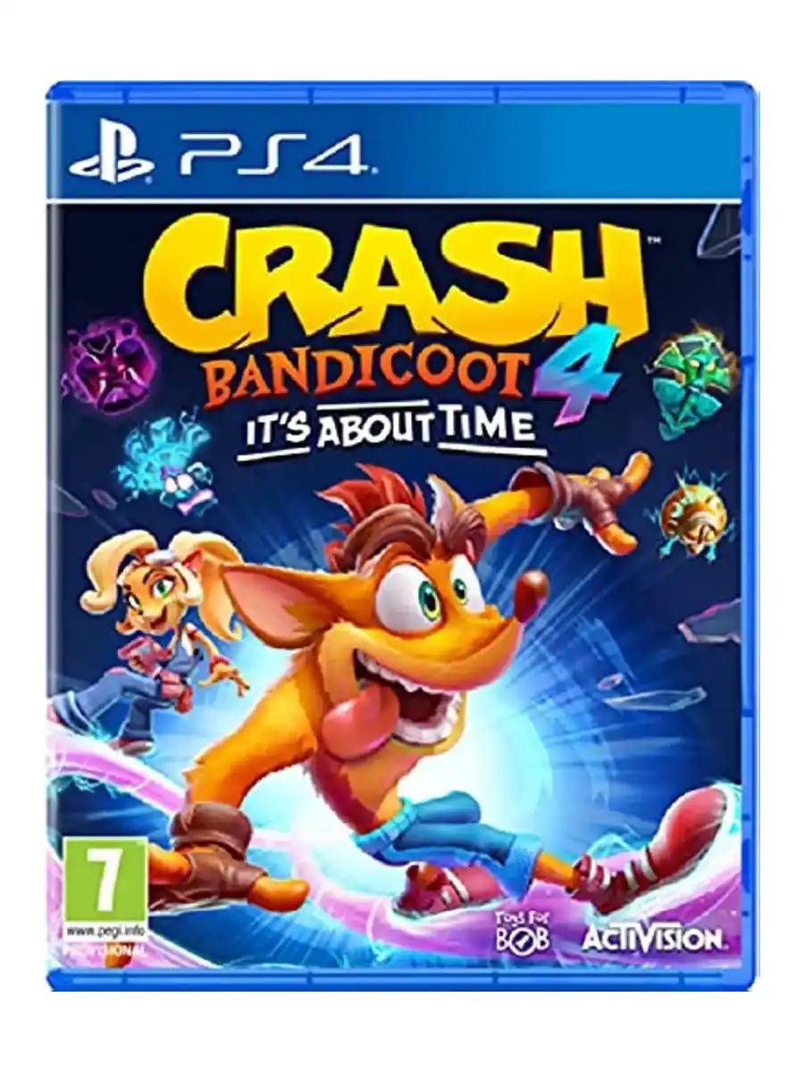 لعبة Activision Crash Bandicoot 4 It'S About Time، متوافقة مع بلاي ستيشن 4، الإصدار باللغة الإنجليزية