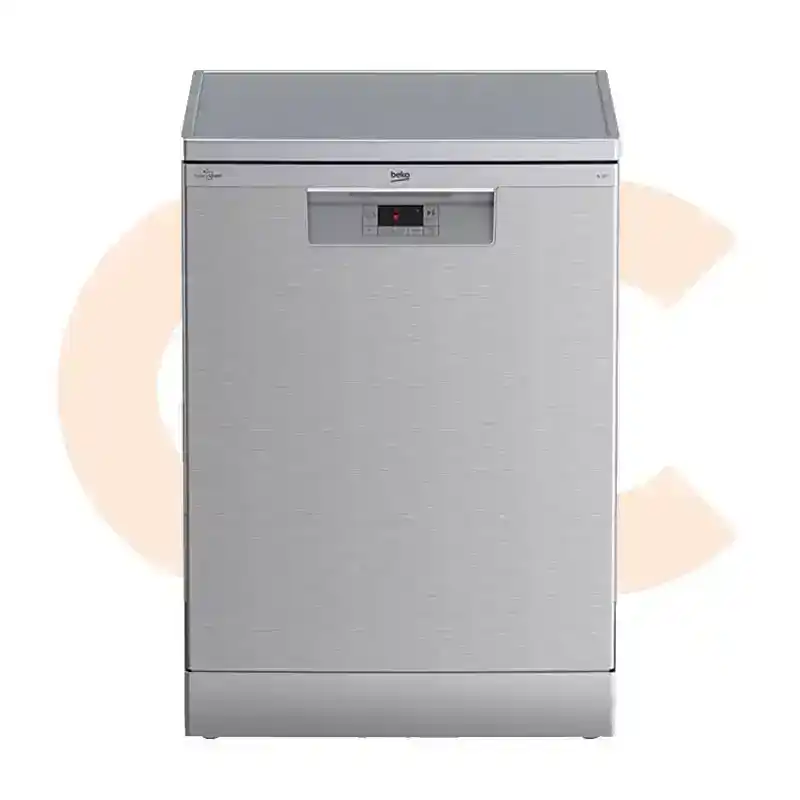 Best-Selling غسالة اطباق بيكو 14فرد 5 برامج 60سم تعقيم سلفر موديل BDFN15420S | Available Now at EHAB Center Home Appliances