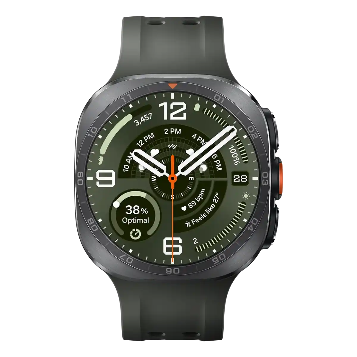 Samsung Galaxy Watch Ultra 2 47mm Smartwatch, AMOLED Display, Titanium Design, Built-in GPS, Bluetooth Calling, Advanced Health & Fitness Tracking, Water Resistant, Long-Lasting Battery