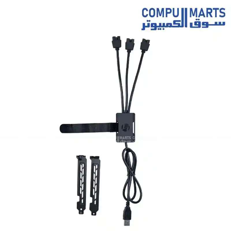 LIAN LI PW-U2TPAB USB 2.0 1-to-3 Hub Type A Male Port Black