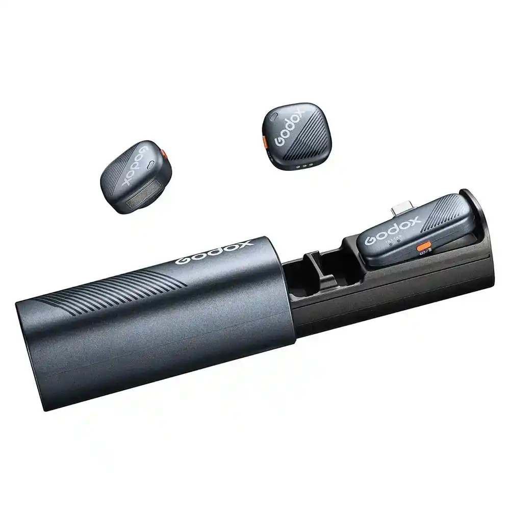 نظام ميكروفون جودوكس لاسلكي بمشبك ثنائي القناة 2.4 جيجاهرتز بمنفذ تايب سي Cube-SC Kit 2