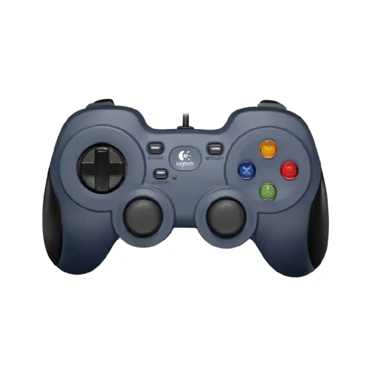 لوجيتك F310 وحدة تحكم الألعاب السلكية بتصميم يشبه تصميم وحدة التحكم 4 مفاتيح D-Pad للكمبيوتر الشخصي - أزرق