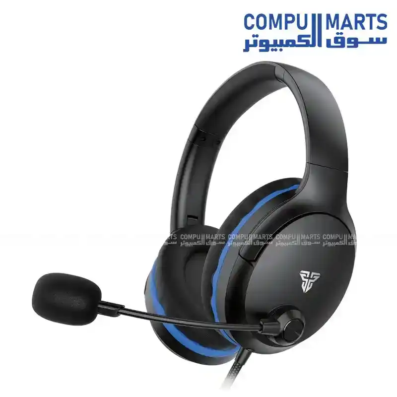 FANTECH VALOR II MH89 Over-Ear Wired Gaming Headset 40mm Drivers 3.5mm TRRS 2m Nylon Braided Cable
