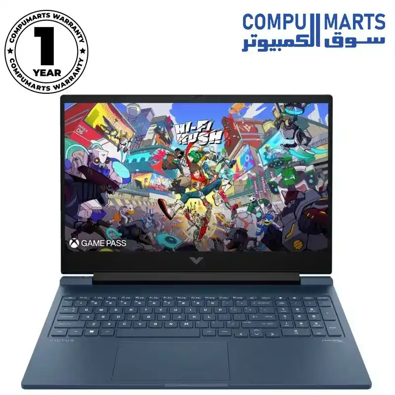 HP Victus 16-R1015NIA Gaming Laptop Intel Core i7-14700HX RTX 4050 6GB 16GB RAM 1TB SSD 16.1-inch FHD 144Hz IPS