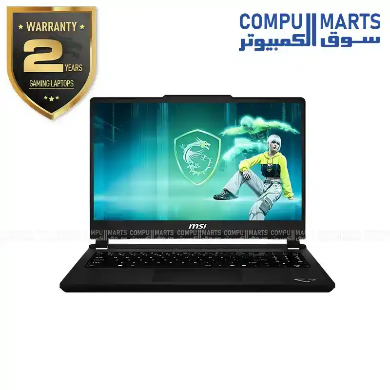 MSI Cyborg 15 Max C13WF-020EG Gaming Laptop Intel Core i7-13620H RTX 5060 8GB 16GB DDR5 512GB SSD 15.6-inch FHD 144Hz