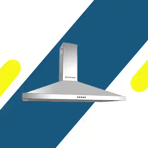 شفاط مطبخ إيكوماتيك مدمج 60 سم هرمي ستانلس ستيل قوة شفط 1000 م³/ساعة - موديل – H6210AB