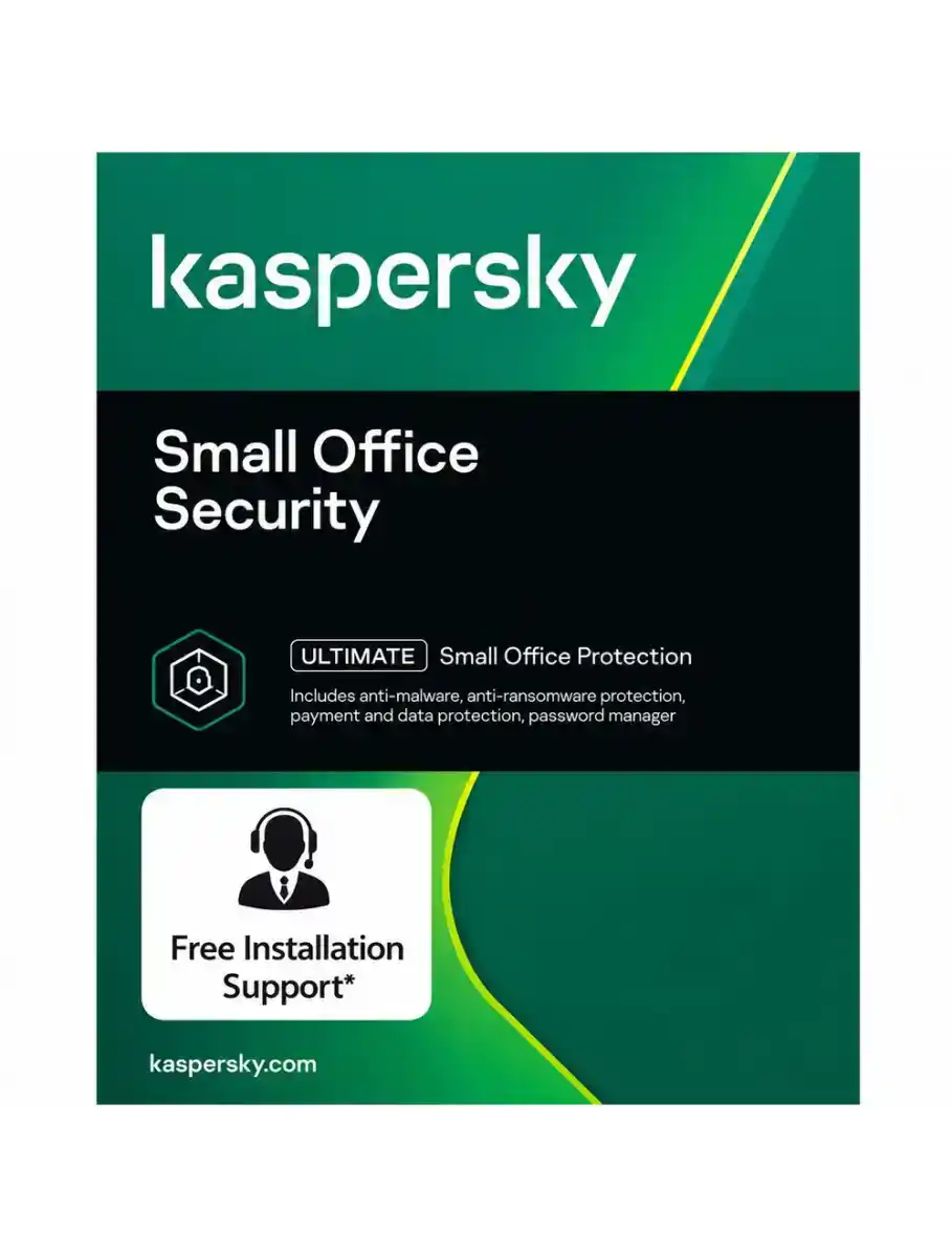 كاسبرسكي Small اوفيس سيكيورتي 5 أجهزه موبايل 5 أجهزه مكتبيه 1 خادم ملفات لسنتين 5 مستخدم Base Download Pack - موديل KL4541IDEDS