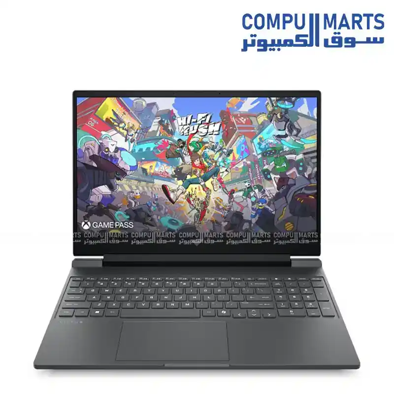 HP Victus 15-fa2352TX Gaming Laptop Core i7-13620H 16GB DDR5 512GB SSD RTX 5050 8GB 15.6-inch FHD 144Hz DOS Mica Silver