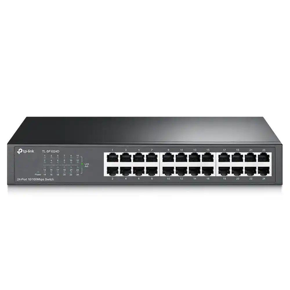 سويتش تي بي لينك 24 منفذ 100/10 ميجابت في الثانية TL-SF1024D Unmanaged Rackmount