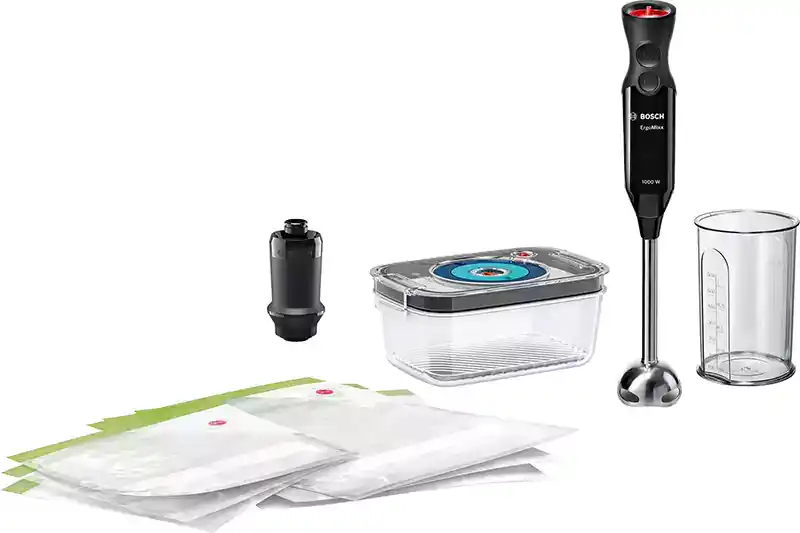 Bosch Ergomix 1000W 2-in-1 Hand Blender MS6CB61V1 Turbo - Black