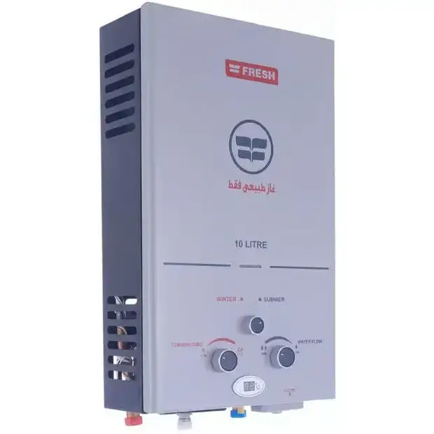 سخان مياه فريش غاز، 10 لتر، SPA 10L فضي