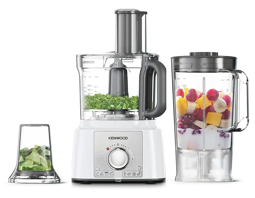محضر طعام كينوود، 1000 واط، 2 لتر، 32 وظيفة، أبيض، FDP-65.400WH