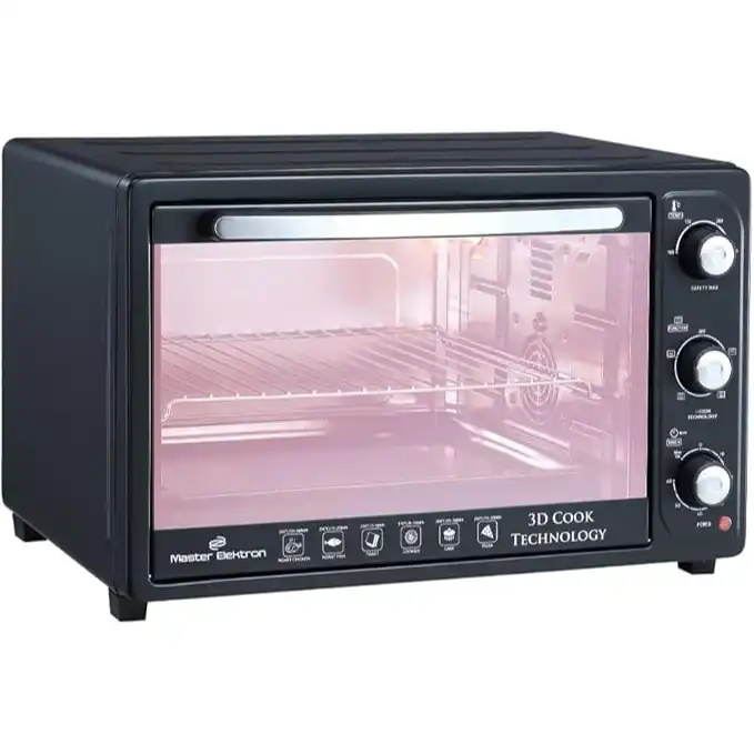 فرن كهرباء ماستر اليكترون - 48 لتر- 2500 وات- شواية - مروحة - اسود- ME-T48LB