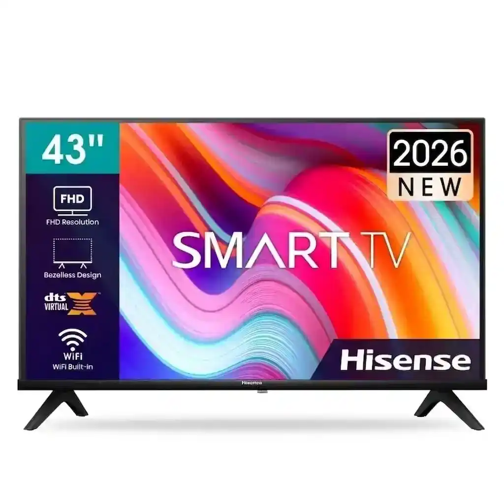 Hisense A4K تلفزيون ذكي مقاس 43 بوصة بدقة FHD بتقنية LED - H-43A4K
