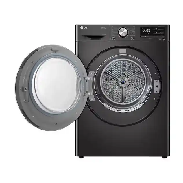مجفف ملابس ال جي، 10 كيلو، RH10V9JV2W - أسود