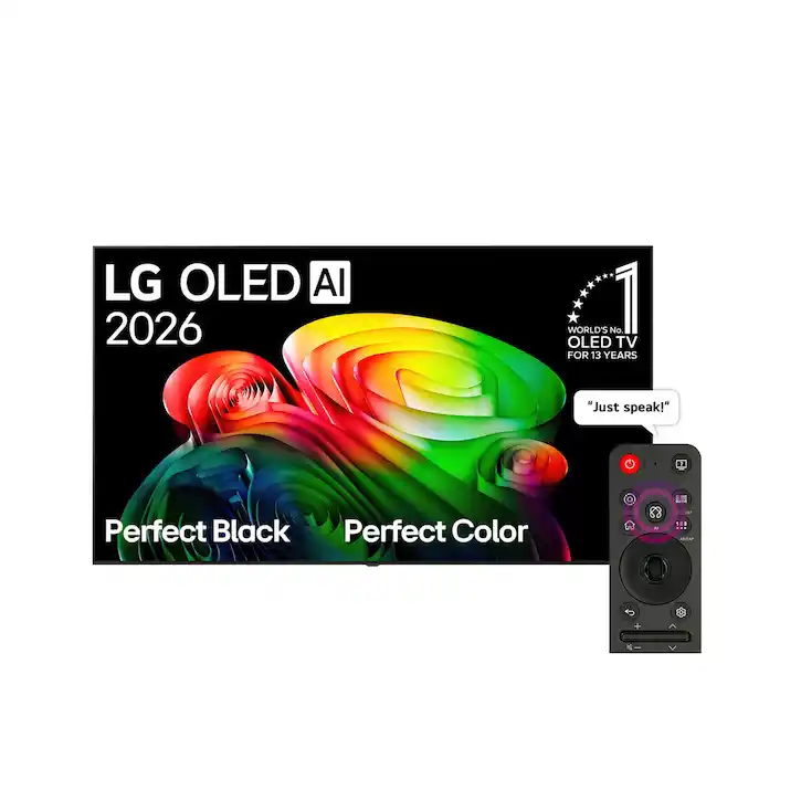 تلفزيون سمارت OLED ال جي، 55 بوصة، دقة 4K، برسفير داخلي، OLED55B66LA - أسود
