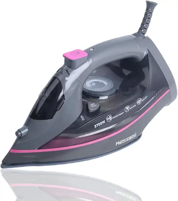 مكواة بخار ميدياتك، 2700 وات، 320 مل، MT-C26 - اسود
