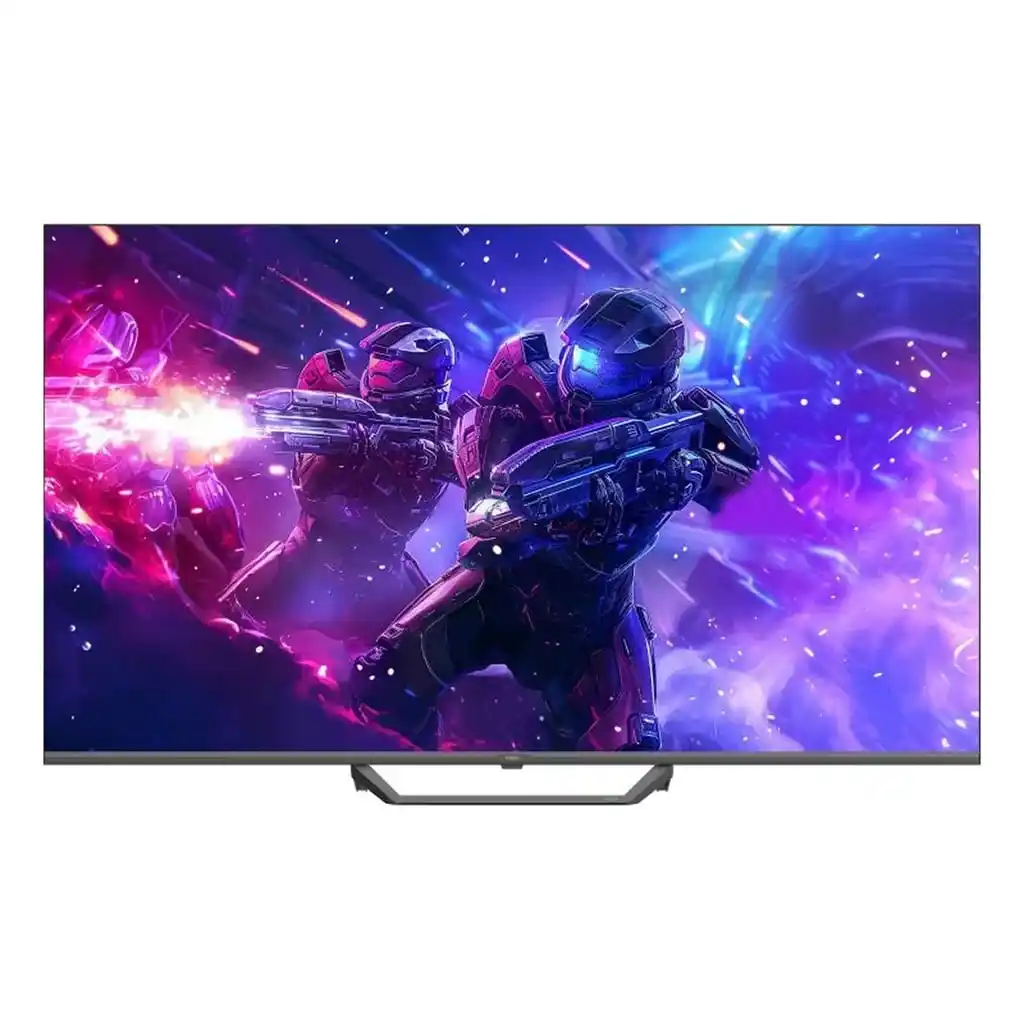 تلفزيون سمارت QNED هاير، 55 بوصة، دقة 4K/UHD، برسفير داخلي، H55S80FUX - اسود