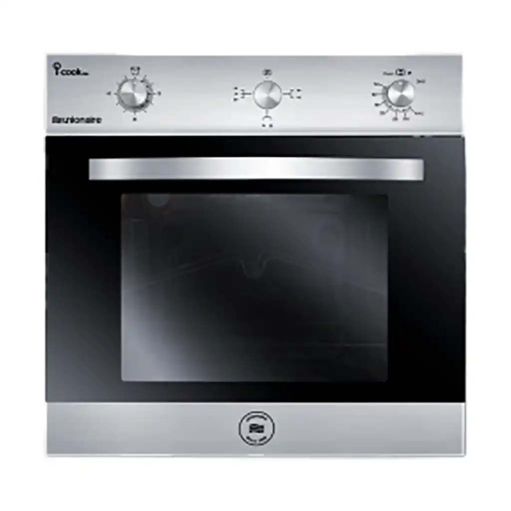 فرن غاز بلت ان اي كوك يونيون اير، 60 سم، 70 لتر، BO66S1-119-SF-A - أسود فضي