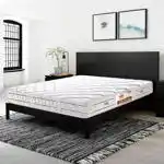 مرتبة بسوست متصلة جولد ستار هاى سليب، 160×195×25 سم - أبيض
