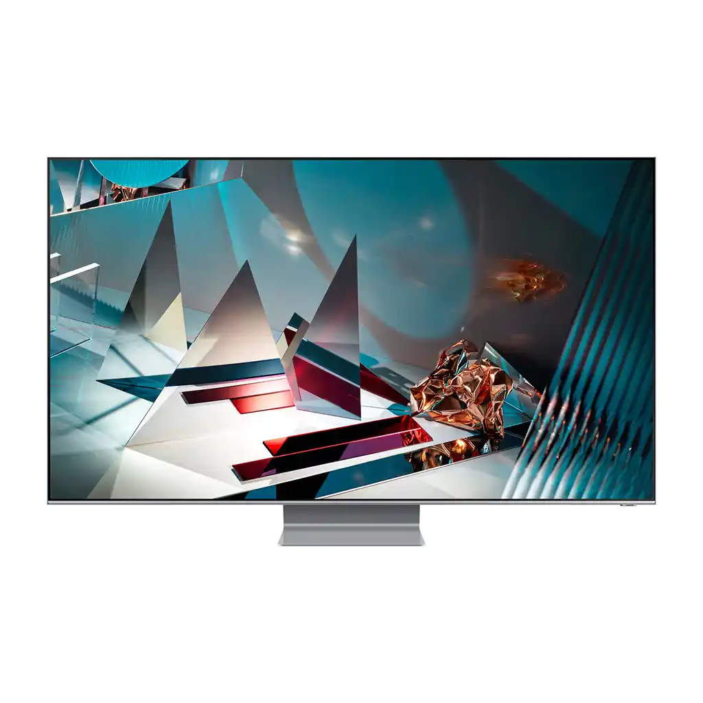 تلفزيون سمارت QLED سامسونج، 75 بوصة، دقة 8K، واي فاي، QA75Q800TAWXXY - فضي