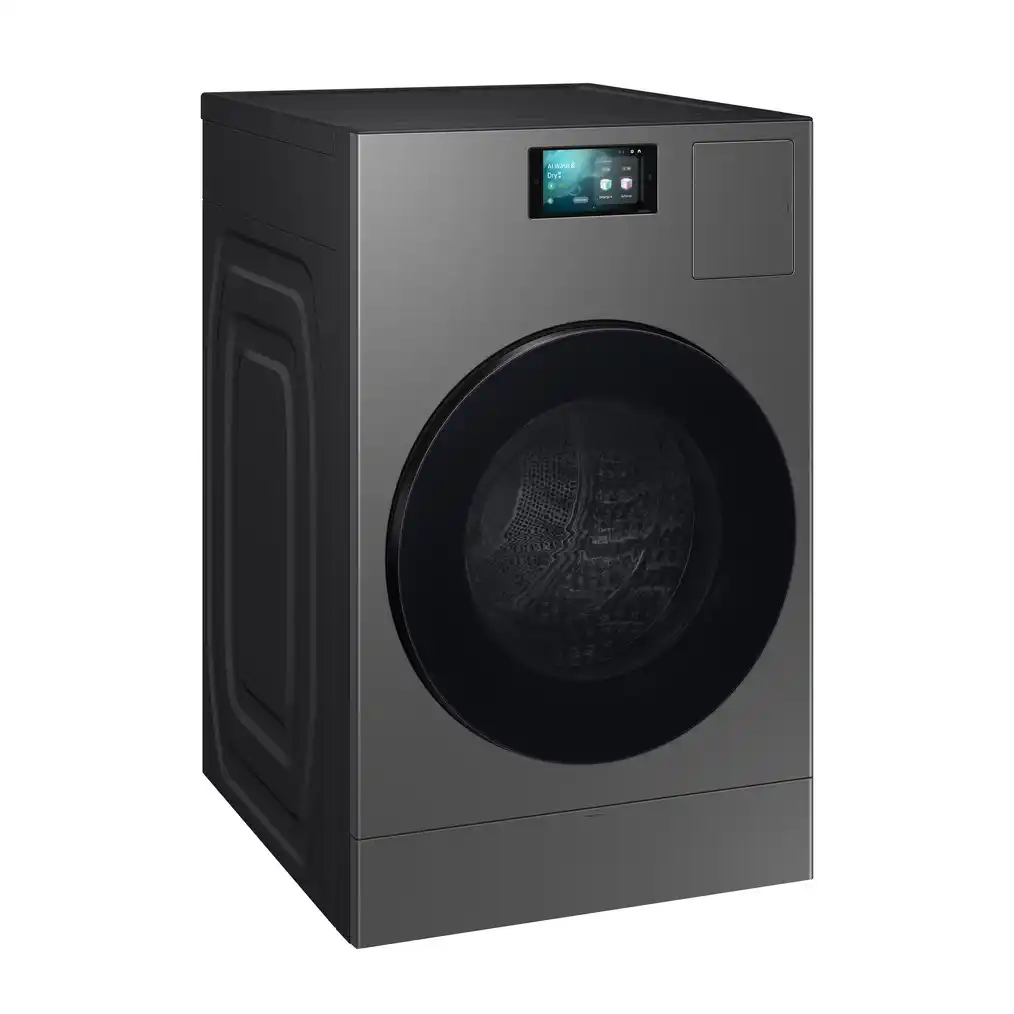 غسالة ملابس اتوماتيك سامسونج، 25 كيلو، تحميل أمامي، WD25DB8995BZ/AS - رمادي