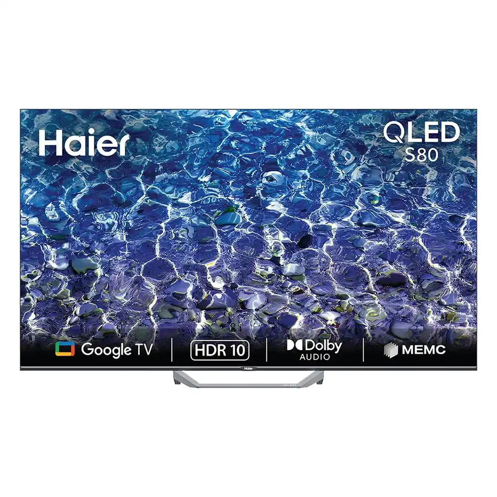 تلفزيون سمارت QLED هاير، 43 بوصة، دقة FHD، برسفير داخلي، H43S80GFX - أسود