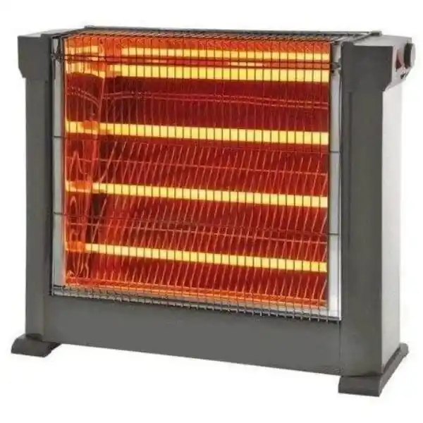 دفاية كهربائية زادا، 4 شمعات، 2200 وات، ZQH-180 - أسود