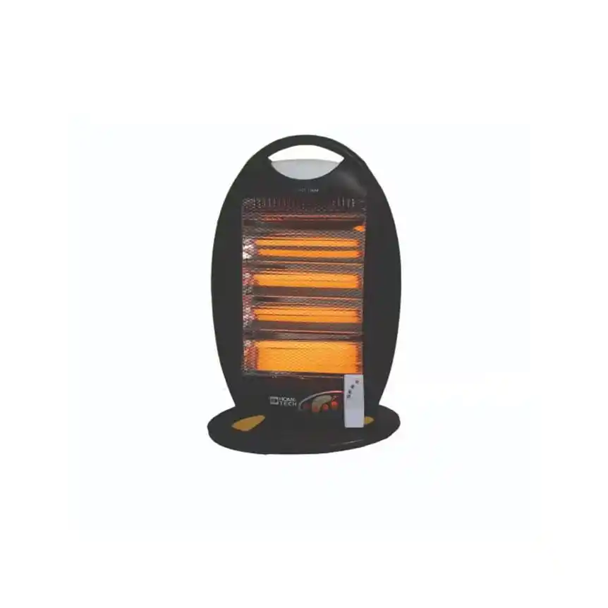 دفاية كهربائية هوم تك، 4 شمعة، 1600 وات، HT-555R - أسود