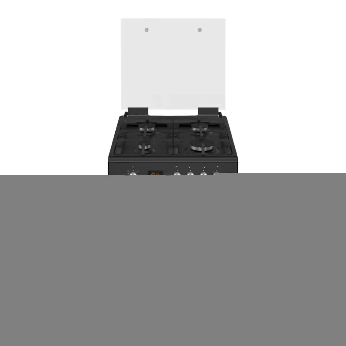 بوتجاز سيمفر، 4 شعلة، 60 سم، FFS6060BLGD-02 - اسود فضي