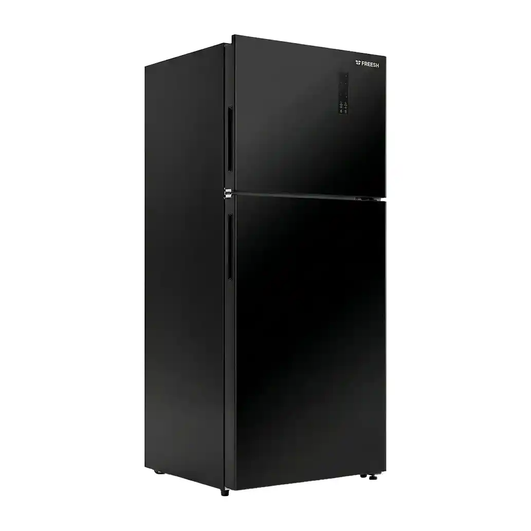 ثلاجة نوفروست فريش، 369 لتر، 2 باب، FNT-MS400LBM FLD SL 4K 21717 - أسود