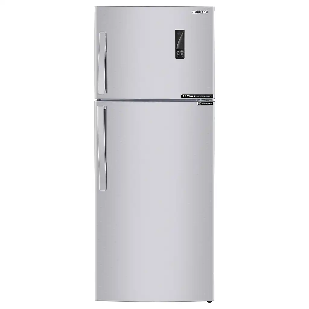 ثلاجة نوفروست فريش، 426 لتر، 2 باب، ديجيتال، انفرتر، FNT-M540YIT 18941 - فضي