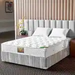 مرتبة بسوست منفصلة هيفين هابيتات، 170×195×28 سم - أبيض