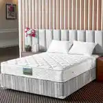 مرتبة بسوست متصلة كونتراكت هابيتات، 170×195×26 سم - أبيض
