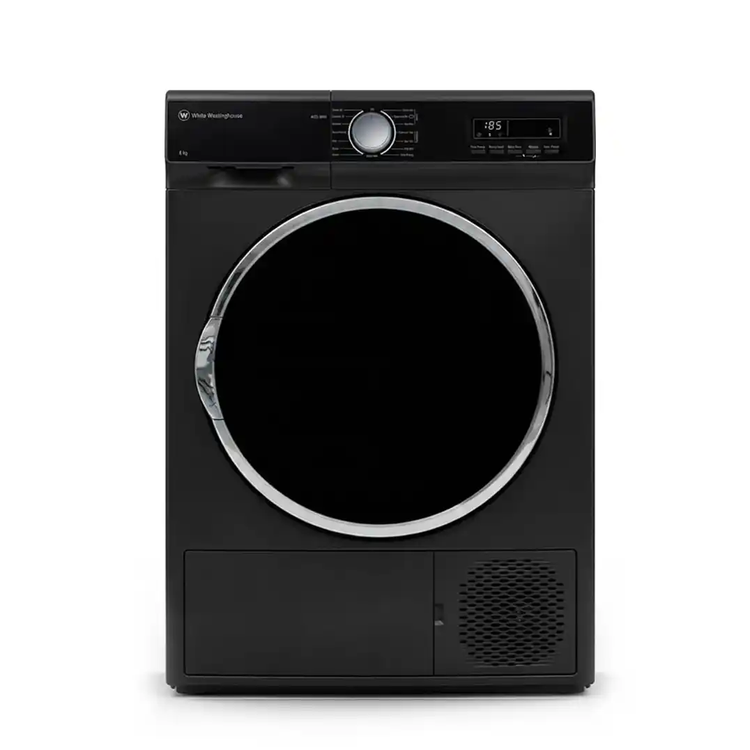 مجفف ملابس وايت وستنجهاوس، 9 كجم، WDE-90B - أسود