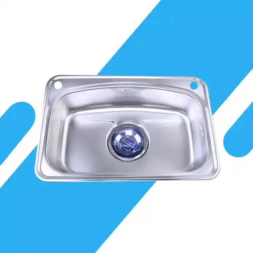 حوض مطبخ كورينا استانلس ستيل 304 كوري مقاس 70×47 سم – موديل JIS 700
