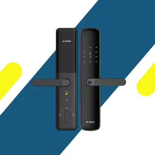 قفل باب ذكي بوش – Bosch ID60C Gray – واي فاي ومعيار مقاومة الماء IP65