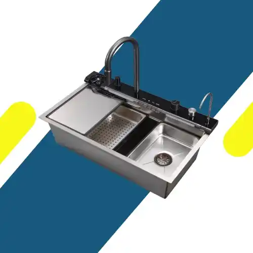 حوض مطبخ بي كورجي (B-KorEgy) بيورتي ستانليس 304 – موديل PK 800 SM DS – مقاس 80×45 سم