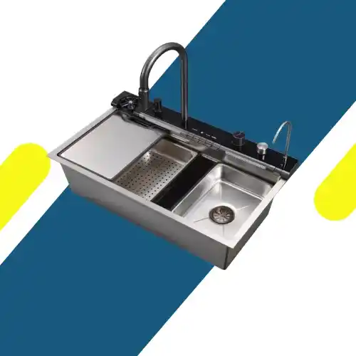 حوض مطبخ بي كورجي (B-KorEgy) بيورتي إستانليس 304 – موديل PK 850 SM DS – مقاس 85×45 سم