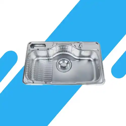 حوض مطبخ بيورتي (Purity) كوري – ستانلس ستيل 304 – مقاس 75×48 سم - موديل - NDJIS 750 PF