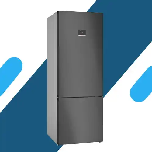 ثلاجة بوش سيريس 4 – 505 لتر صافي – فريزر سفلي – NoFrost – Inox Antifingerprint – KGN56CX30U