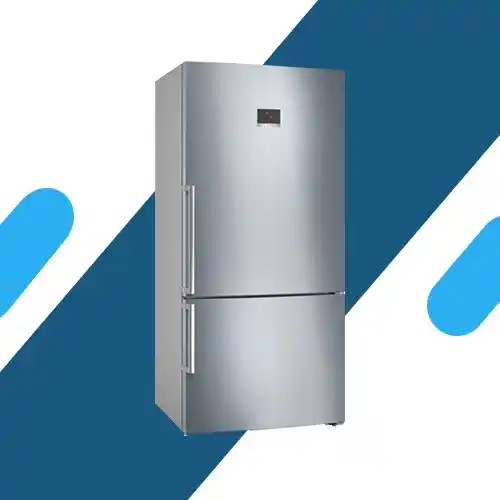 ثلاجة بوش سيريس 6 – 631 لتر صافي – فريزر سفلي – NoFrost – KGN86CI3E8