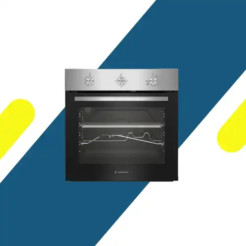 فرن غاز بلت إن اريستون بمروحة وتنظيف ذاتي – 60 سم - 66 لتر (Ariston) – AROG 6R1G1C XNA