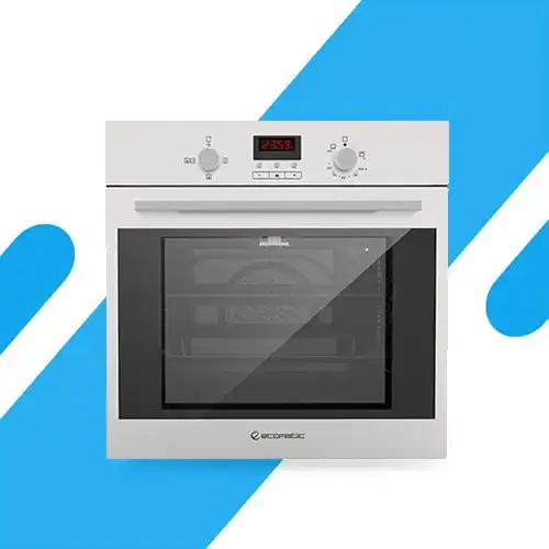 فرن بلت إن غاز إيكوماتيك 60 سم – ستانلس ستيل – شواية غاز – ديجيتال – مروحة توزيع حرارة - G6414TD