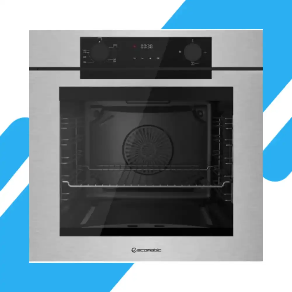 فرن بلت إن غاز إيكوماتيك 60 سم INOX – سعة 83 لتر – FRYART – مروحة كونفكشن – Soft Close - G6604PROXX