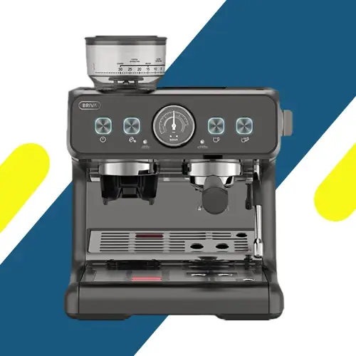 ماكينة قهوة بريفا Barista Dual Boiler – احترافية متكاملة بمضخة ULKA ومطحنة مدمجة