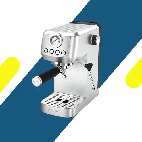 ماكينة قهوة بريفا موكا (Mooca) – ضغط 20 بار مع مانومتر ونظام PID ذكي