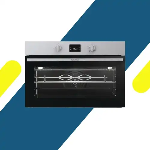 فرن بلت إن غاز جورينيا 90 سم - 86 لتر - تايمر ديجيتال - ستانلس ستيل - BOG93201XK